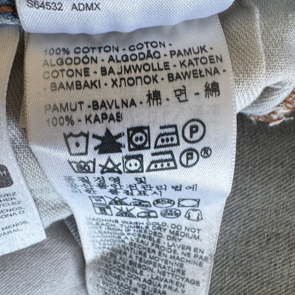 LEVI’S 501 Women Original Fit Denim Wash Distressed Zipper Fly Jeans (28 x 30) - Picture 8 of 16